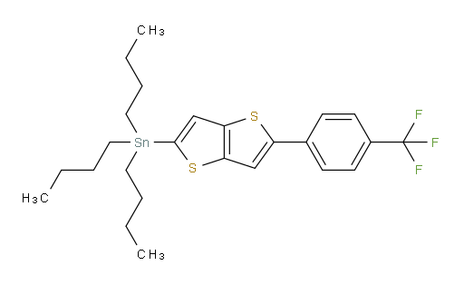 tributyl(5-(4-(trifluoromethyl)phenyl)thieno[3,2-b]thiophen-2-yl)stannane