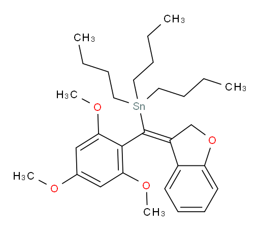(Z)-(benzofuran-3(2H)-ylidene(2,4,6-trimethoxyphenyl)methyl)tributylstannane