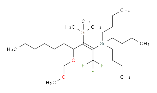(Z)-trimethyl(1,1,1-trifluoro-4-(methoxymethoxy)-2-(tributylstannyl)dec-2-en-3-yl)silane