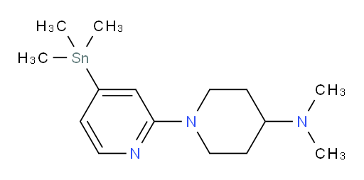 N,N-二甲基-1-(4-(三甲基锡基)吡啶-2-基)哌啶-4-胺