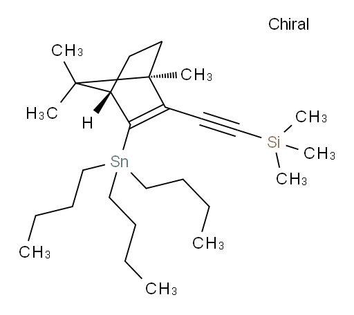 trimethyl(((1R,4S)-1,7,7-trimethyl-3-(tributylstannyl)bicyclo[2.2.1]hept-2-en-2-yl)ethynyl)silane