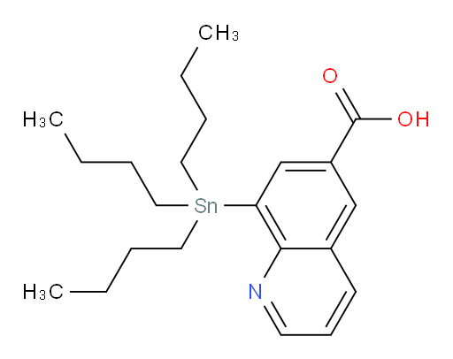 8-(tributylstannyl)quinoline-6-carboxylic acid
