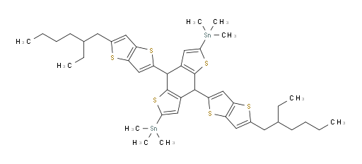 (4,8-bis(5-(2-ethylhexyl)thieno[3,2-b]thiophen-2-yl)-4,8-dihydrobenzo[1,2-b:4,5-b']dithiophene-2,6-diyl)bis(trimethylstannane)