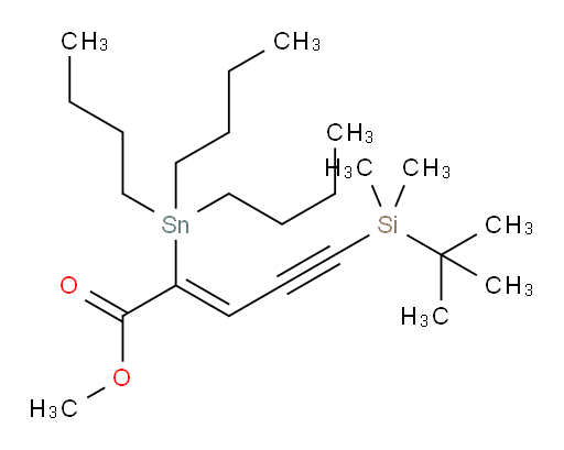 (Z)-methyl 5-(tert-butyldimethylsilyl)-2-(tributylstannyl)pent-2-en-4-ynoate