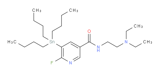 N-(2-(diethylamino)ethyl)-6-fluoro-5-(tributylstannyl)nicotinamide