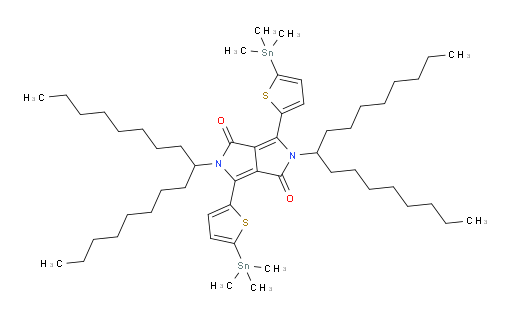 2,5-di(heptadecan-9-yl)-3,6-bis(5-(trimethylstannyl)thiophen-2-yl)pyrrolo[3,4-c]pyrrole-1,4(2H,5H)-dione