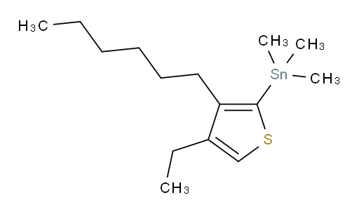 (4-ethyl-3-hexylthiophen-2-yl)trimethylstannane