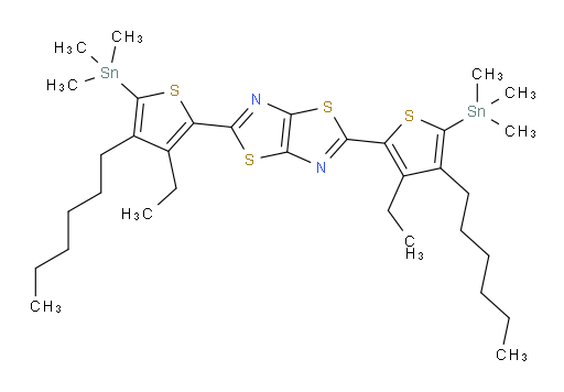 2,5-bis(3-ethyl-4-hexyl-5-(trimethylstannyl)thiophen-2-yl)thiazolo[5,4-d]thiazole