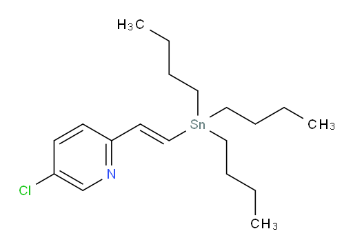 (E)-5-chloro-2-(2-(tributylstannyl)vinyl)pyridine