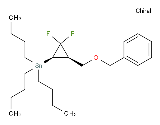 ((1R,3R)-3-((benzyloxy)methyl)-2,2-difluorocyclopropyl)tributylstannane