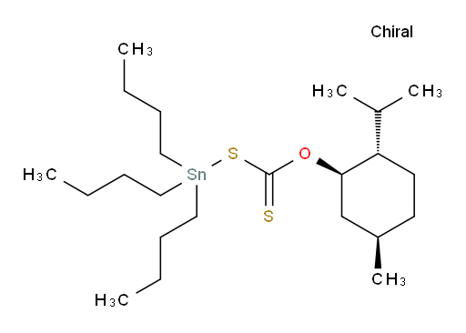 O-((1R,2S,5R)-2-isopropyl-5-methylcyclohexyl) S-(tributylstannyl) carbonodithioate