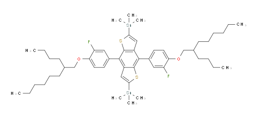 (4,8-bis(4-((2-butyloctyl)oxy)-3-fluorophenyl)benzo[1,2-b:4,5-b']dithiophene-2,6-diyl)bis(trimethylstannane)