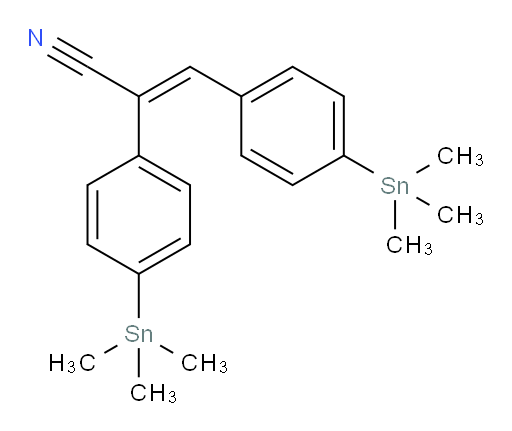 (E)-2,3-bis(4-(trimethylstannyl)phenyl)acrylonitrile