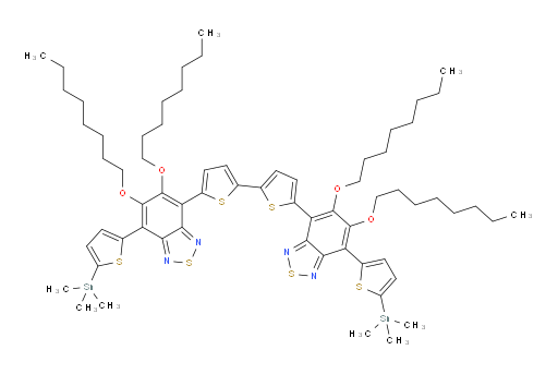 5,5'-bis(5,6-bis(octyloxy)-7-(5-(trimethylstannyl)thiophen-2-yl)benzo[c][1,2,5]thiadiazol-4-yl)-2,2'-bithiophene