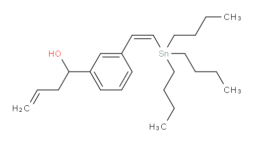 (Z)-1-(3-(2-(tributylstannyl)vinyl)phenyl)but-3-en-1-ol