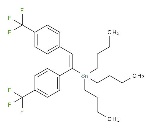 (E)-(1,2-bis(4-(trifluoromethyl)phenyl)vinyl)tributylstannane