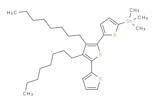 (3',4'-dioctyl-[2,2':5',2''-terthiophen]-5-yl)trimethylstannane