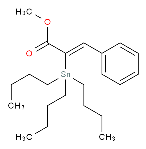 (Z)-methyl 3-phenyl-2-(tributylstannyl)acrylate