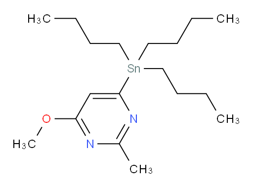 4-methoxy-2-methyl-6-(tributylstannyl)pyrimidine