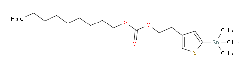 nonyl (2-(5-(trimethylstannyl)thiophen-3-yl)ethyl) carbonate