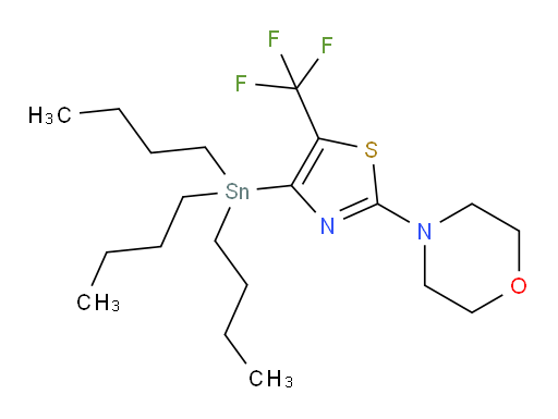 4-(4-(tributylstannyl)-5-(trifluoromethyl)thiazol-2-yl)morpholine
