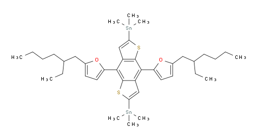 (4,8-bis(5-(2-ethylhexyl)furan-2-yl)benzo[1,2-b:4,5-b']dithiophene-2,6-diyl)bis(trimethylstannane)