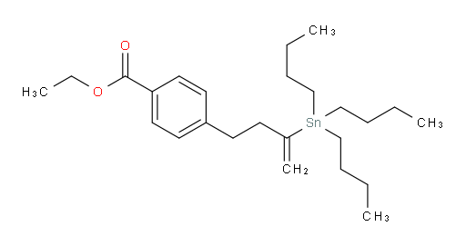 ethyl 4-(3-(tributylstannyl)but-3-en-1-yl)benzoate