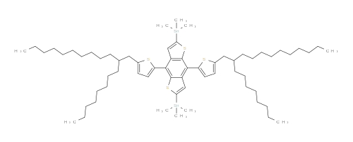 (4,8-bis(5-(2-octyldodecyl)thiophen-2-yl)benzo[1,2-b:4,5-b']dithiophene-2,6-diyl)bis(trimethylstannane)