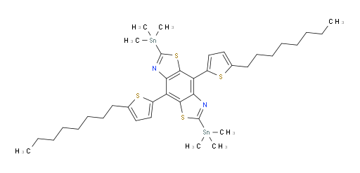 4,8-bis(5-octylthiophen-2-yl)-2,6-bis(trimethylstannyl)benzo[1,2-d:4,5-d']bis(thiazole)