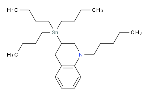 1-pentyl-3-(tributylstannyl)-1,2,3,4-tetrahydroquinoline