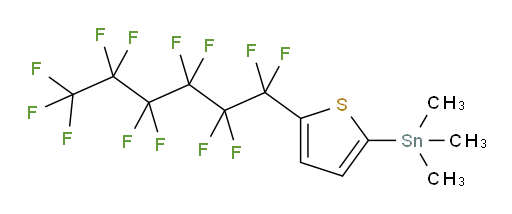 trimethyl(5-(perfluorohexyl)thiophen-2-yl)stannane