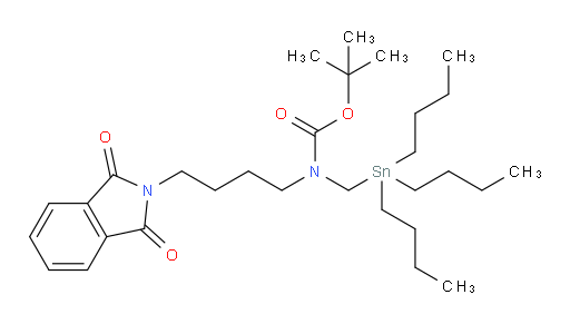 tert-butyl (4-(1,3-dioxoisoindolin-2-yl)butyl)((tributylstannyl)methyl)carbamate