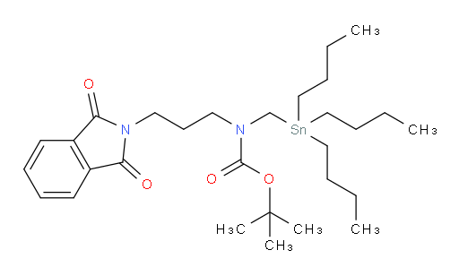 tert-butyl (3-(1,3-dioxoisoindolin-2-yl)propyl)((tributylstannyl)methyl)carbamate