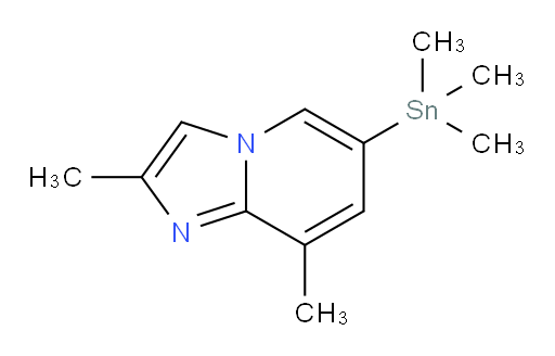 2,8-dimethyl-6-(trimethylstannyl)imidazo[1,2-a]pyridine