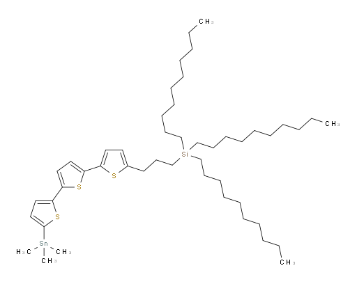 tris(decyl)(3-(5''-(trimethylstannyl)-[2,2':5',2''-terthiophen]-5-yl)propyl)silane