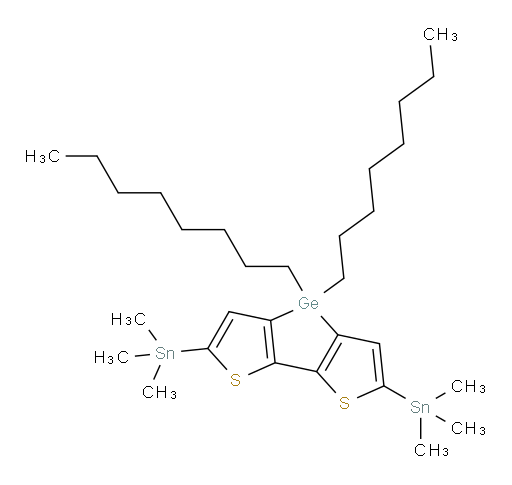 4,4-dioctyl-2,6-bis(trimethylstannyl)-4H-germolo[3,2-b:4,5-b']dithiophene