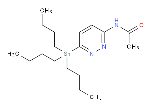 N-(6-(tributylstannyl)pyridazin-3-yl)acetamide