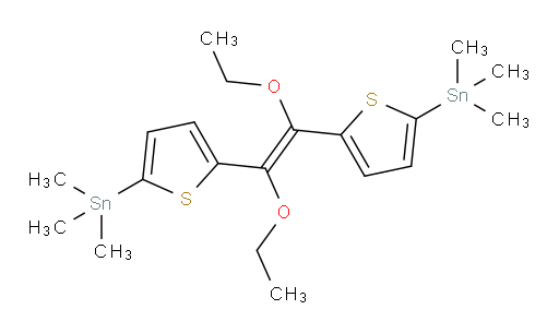 (E)-1,2-diethoxy-1,2-bis(5-(trimethylstannyl)thiophen-2-yl)ethene