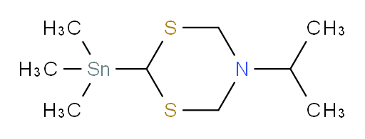 5-异丙基-2-(三甲基锡基)-1,3,5-二噻嗪烷