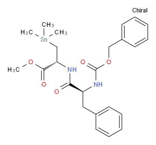 (R)-methyl 2-((S)-2-(((benzyloxy)carbonyl)amino)-3-phenylpropanamido)-3-(trimethylstannyl)propanoate