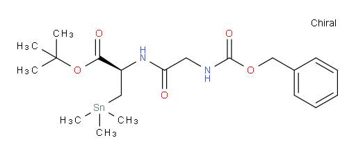 (R)-tert-butyl 2-(2-(((benzyloxy)carbonyl)amino)acetamido)-3-(trimethylstannyl)propanoate