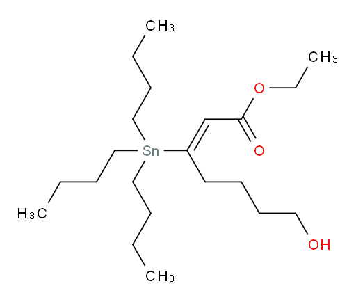 (E)-ethyl 7-hydroxy-3-(tributylstannyl)hept-2-enoate