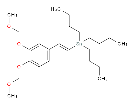 (E)-(3,4-bis(methoxymethoxy)styryl)tributylstannane