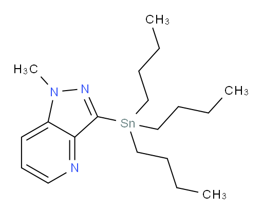 1-methyl-3-(tributylstannyl)-1H-pyrazolo[4,3-b]pyridine