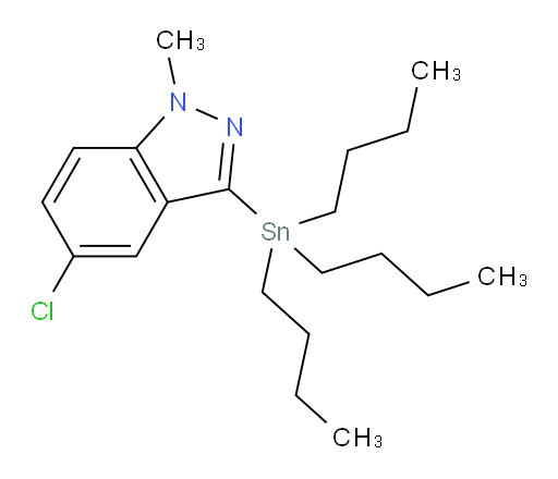 5-chloro-1-methyl-3-(tributylstannyl)-1H-indazole