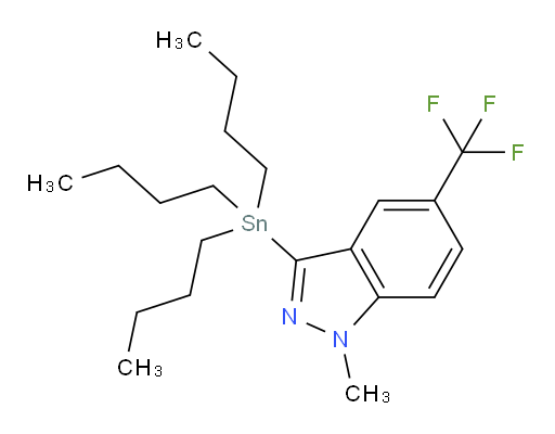 1-methyl-3-(tributylstannyl)-5-(trifluoromethyl)-1H-indazole