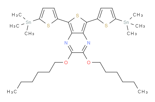 2,3-bis(hexyloxy)-5,7-bis(5-(trimethylstannyl)thiophen-2-yl)thieno[3,4-b]pyrazine