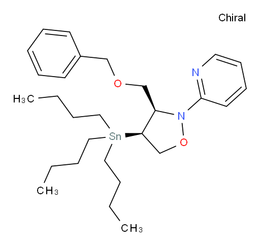 (3R,4S)-3-((benzyloxy)methyl)-2-(pyridin-2-yl)-4-(tributylstannyl)isoxazolidine