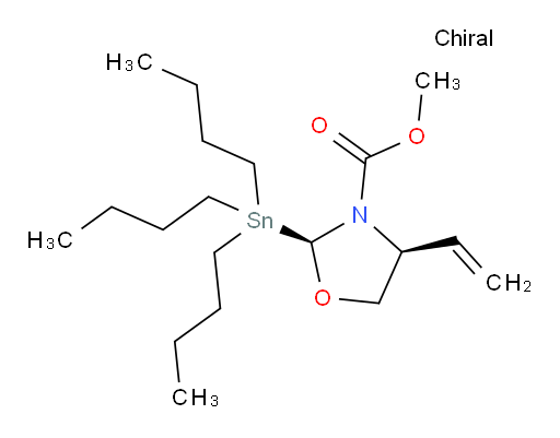 (2S,4S)-methyl 2-(tributylstannyl)-4-vinyloxazolidine-3-carboxylate