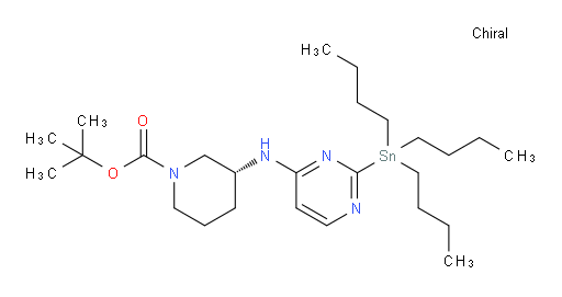 (R)-叔丁基 3-((2-(三丁基锡基)嘧啶-4-基)氨基)哌啶-1-甲酸酯